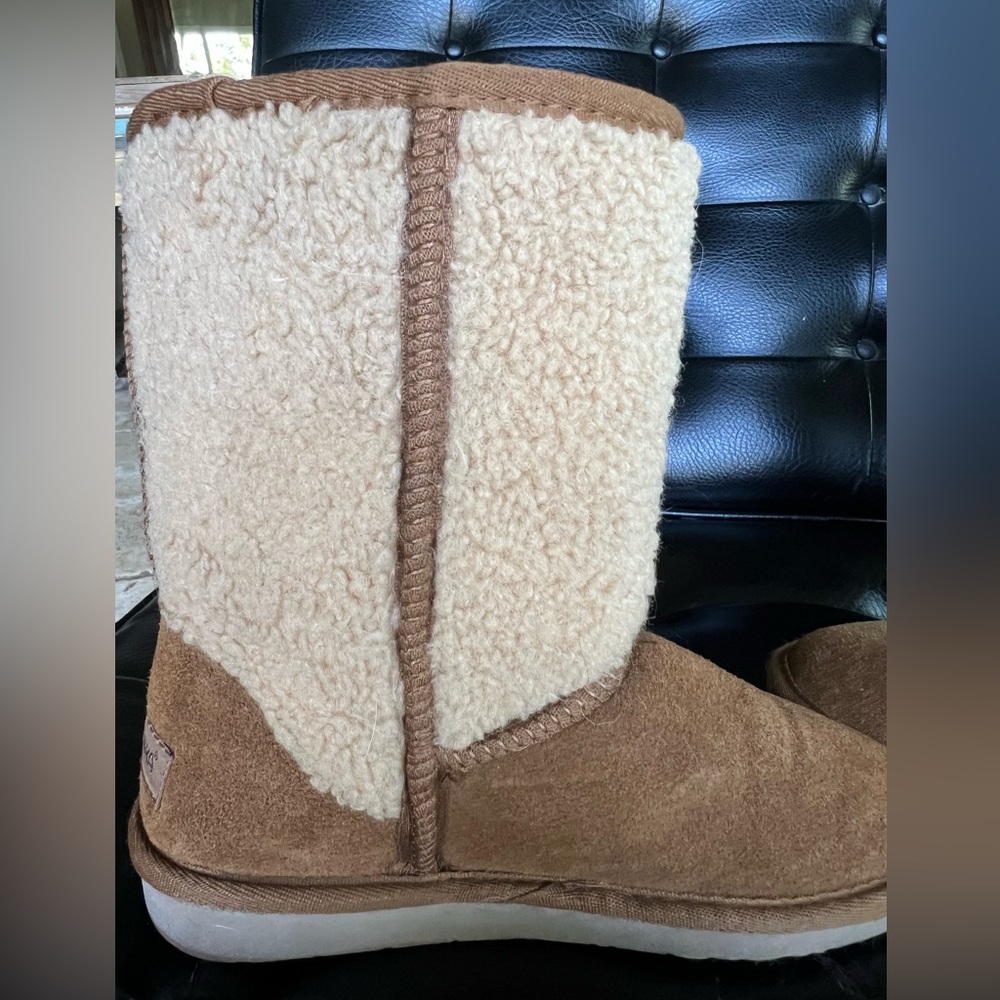 Minnetonka midcalf winter boots moccasins size 8/8.5 - Picture 6 of 8